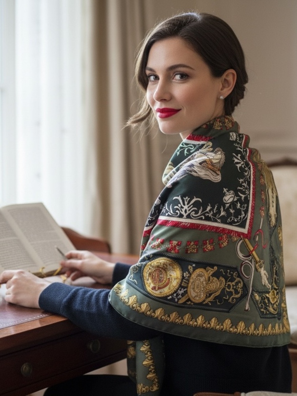 Hermes Ludovicus Magnus Scarf - Picture 2 of 10